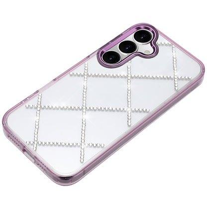 For Samsung Galaxy S26 Gem Glitter Diamond Bling Clear Hybrid TPU Cover, Colorful Shockproof Protective Back, Slim Fit for Women Girls Case Cover