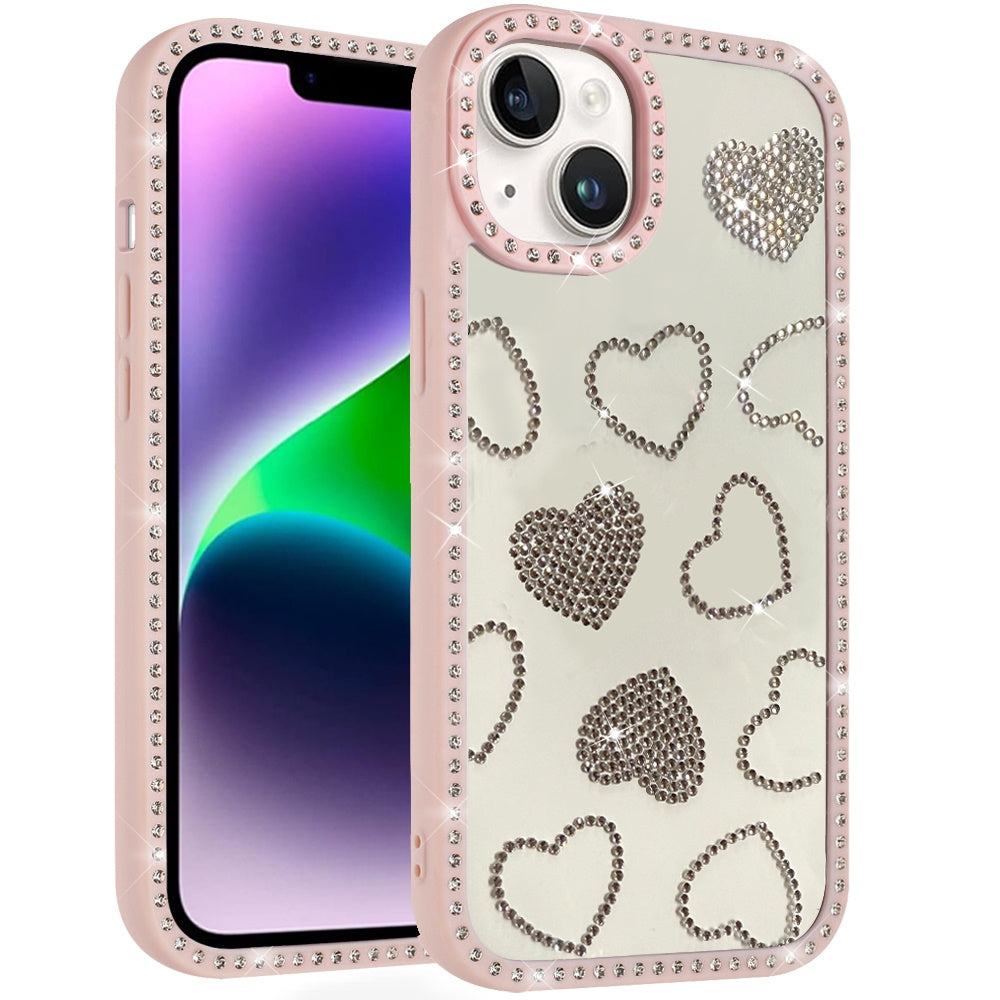 Spread Love Glitter Shimmer Bling Diamond Edge Hybrid Drop Protection Shockproof Design