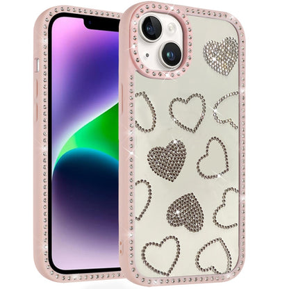 Spread Love Glitter Shimmer Bling Diamond Edge Hybrid Drop Protection Shockproof Design