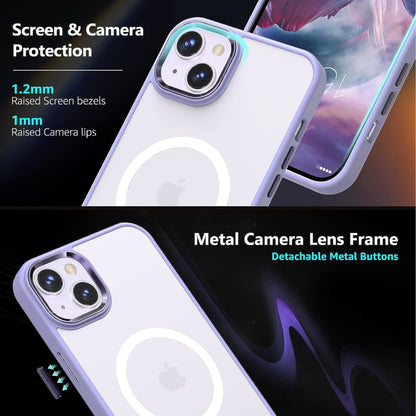 For Samsung Galaxy S25 Ultra Compatible with MagSafe Strong Magnetic Slim Translucent Matte Back TPU Shockproof Design Case Cover