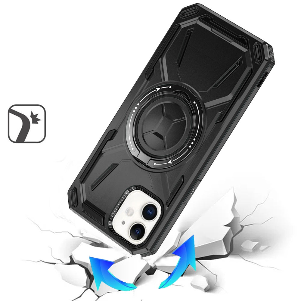 For Samsung Galaxy S26+ / S26 Plus Hybrid Magnetic Ring and 360° Rotational Kickstand with MagSafe Compatible, Military Grade Drop Protection Case Cover