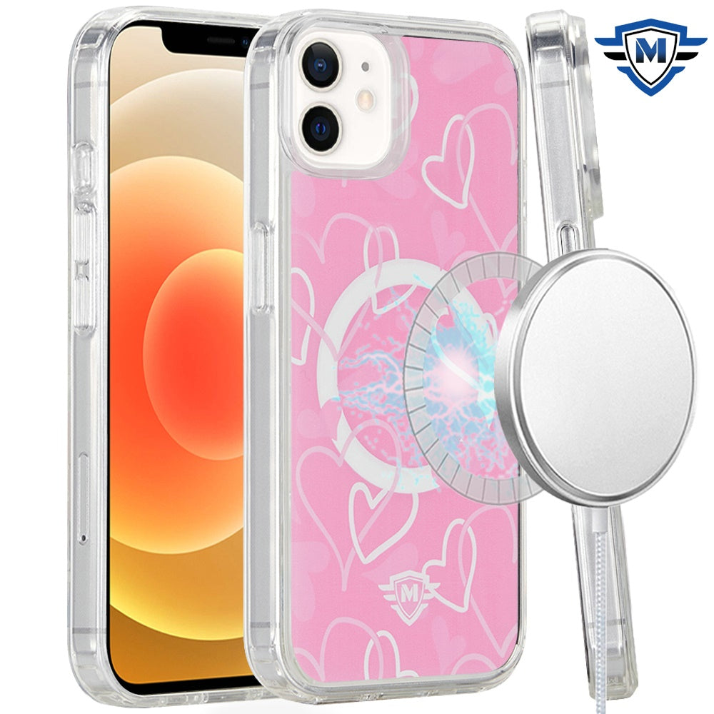 For Apple iPhone 16 Plus (6.7") Premium Cute Pattern Design Magnetic Durable Shockproof SlimTPU Hard Back [Compatible with Magsafe] Case Cover