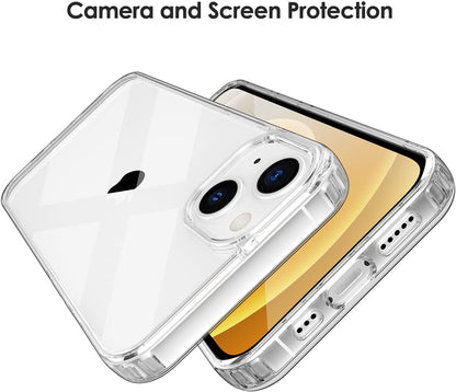 For Google Pixel 9A Crystal HD Clear Back Hybrid Case TPU Bumper Frame Slim Shockproof Hard Defender Case Cover Clear