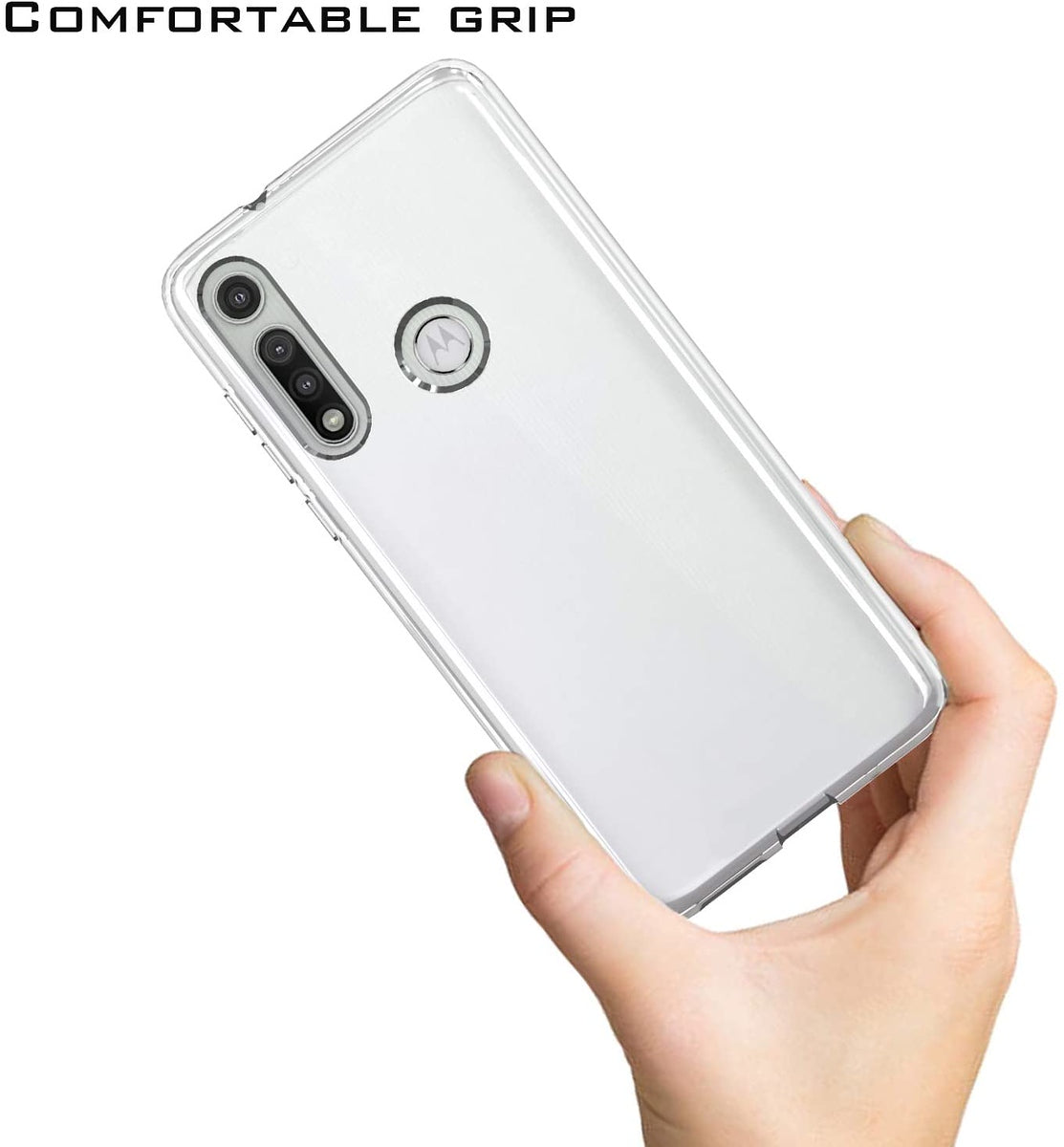 For Apple iPhone 15 Pro Max (6.7") Slim Transparent Silicone Soft Flexible TPU Gel Rubber Candy Gummy Protective Hybrid Clear Phone Case Cover