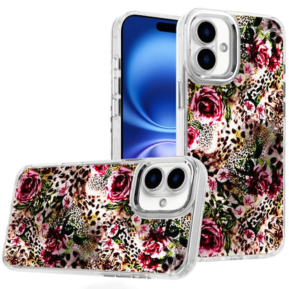 For Apple iPhone 17 (6.3") Fashion Beautiful Epoxy Design Hybrid Fashion Stylish TPU Protective, Shockproof Hybrid PC Case Cover