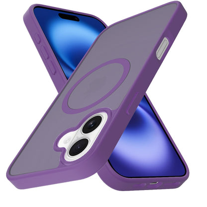 For Apple iPhone 17 (6.3") MagSafe Compatible Case Hybrid Soft TPU Bumper Hard Translucent Matte Back Slim Shockproof Case Cover