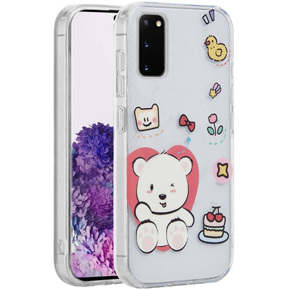 For Samsung Galaxy S20 Ultra Fashion Layer Design Slim IMD TPU Protective, Shockproof Hybrid Stylish Durable Hard PC Case Cover