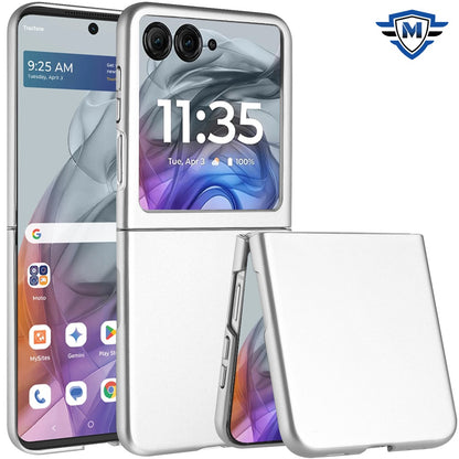 For Motorola Razr 2025 Premium Matte Finish Snap On Slim Flip Hybrid Shockproof Hard PC + Soft Rubber TPU Case Cover