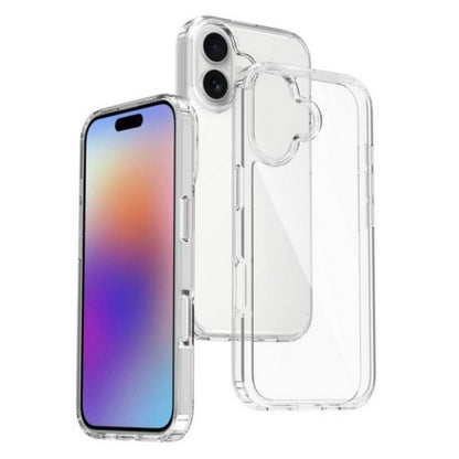 For Apple iPhone 17 Crystal HD Clear Back Hybrid Case TPU Bumper Frame Slim Shockproof Hard Defender Case Cover