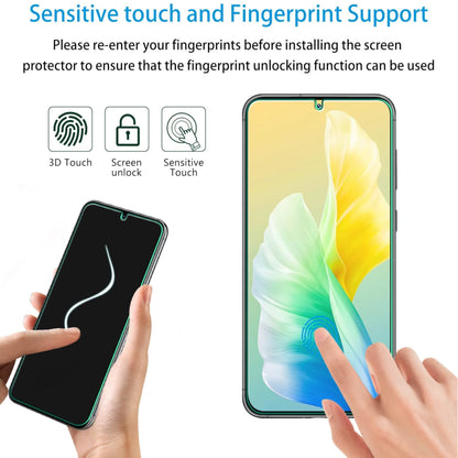 For Samsung Galaxy S25 EDGE Screen Protector Tempered Glass, Bubble-Free, Anti-Scratch, Fingerprint Unlock Compatible Protector Clear