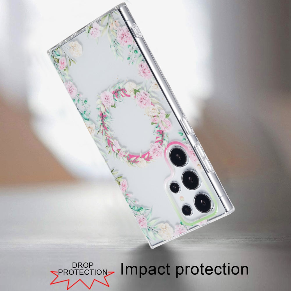 For Samsung Galaxy S25 Ultra Durable Fashion IMD Printed Design TPU Slim Shockproof Protective Case with Stylish Pattern Case Cover