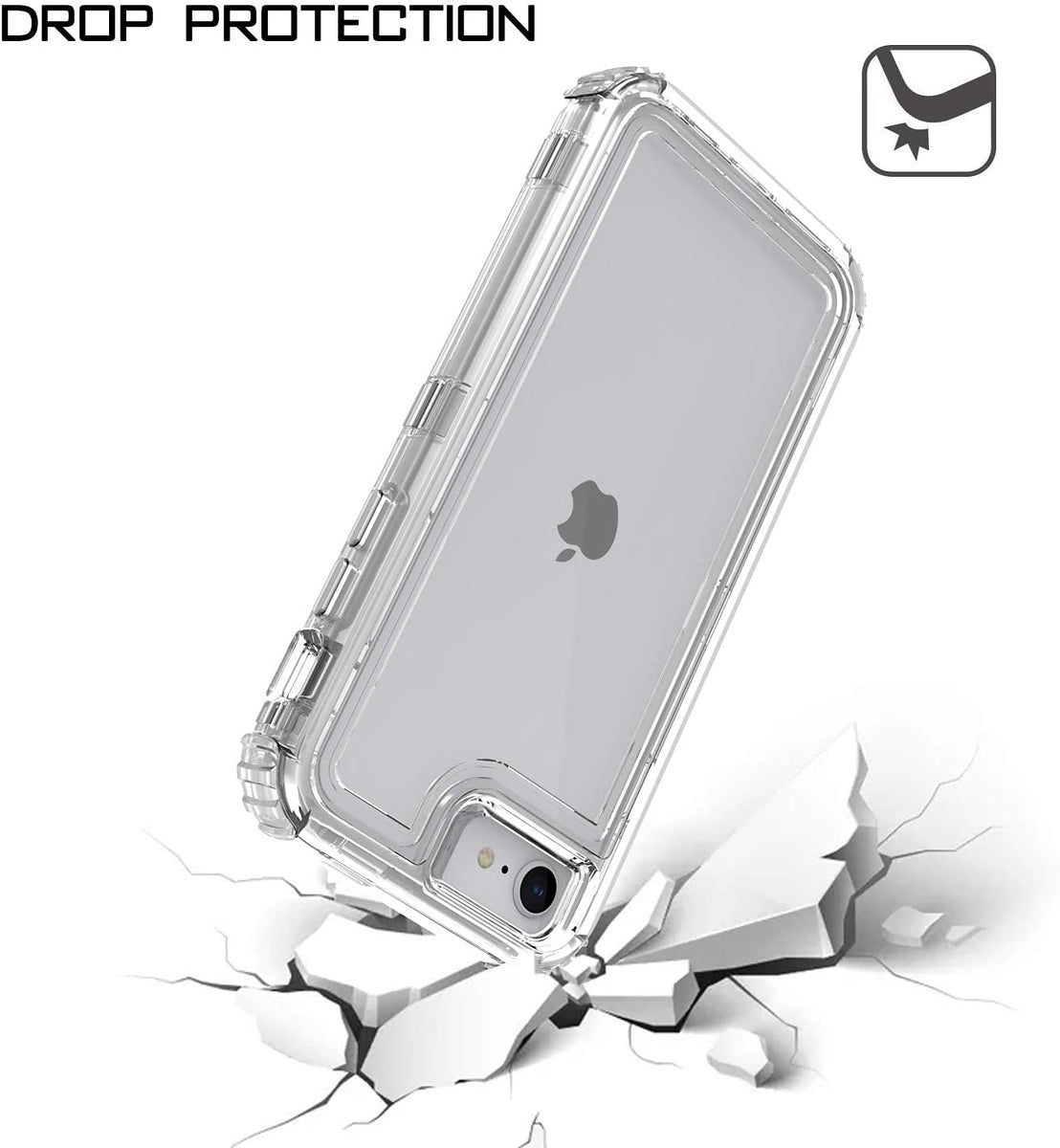 For Apple iPhone 15 Pro (6.1") Heavy Duty Transparent 3 in 1 Hybrid Shockproof Full Edge Hard PC Front Frame Bumper Clear Phone Case Cover