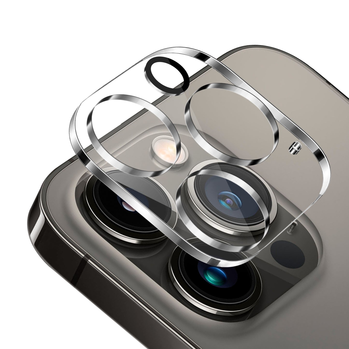 For Apple iPhone 13 Pro Max Camera Lens Protector HD Clear Back Camera Protector Tempered Glass, Case Friendly, Ultra-Thin, Easy Installation Case Cover Clear