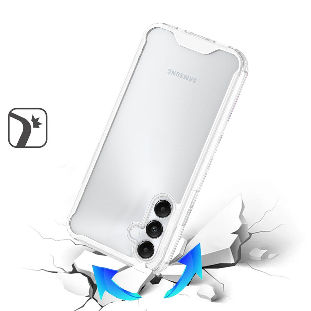 For Samsung Galaxy S25 Ultra Premium Hybrid Clear Shockproof Slim Transparent Hard PC & TPU Bumper Frame Shell Case Cover Clear