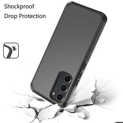 For Samsung Galaxy S23 Fan Edition /S23 FE Slim Tough Shockproof Hybrid with Dual Layer Hard PC + TPU Protection, Armor for Strong Drop & Impact Resistance Case Cover Charcoal Grey
