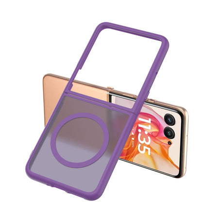 For Motorola Razr Ultra 2025 Magnetic Case Hybrid Soft TPU Rubber Bumper Hard Translucent Matte Back Slim Shockproof Case Cover