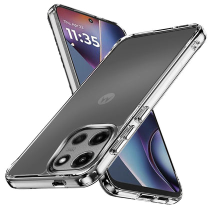 For Motorola Moto G 5G 2025 Shockproof Slim Crystal Clear Transparent Hybrid Cover with Enhanced Drop Protection Case Cover Transparent