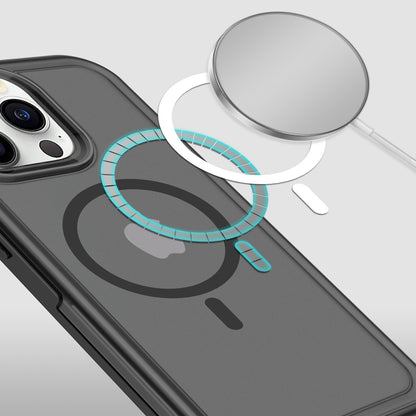 For Apple iPhone 16 (6.1") Strong MagSafe Compatible Shockproof Hybrid Glossy Oil Protective Slim Hard Dual Layer TPU + PC Case Cover