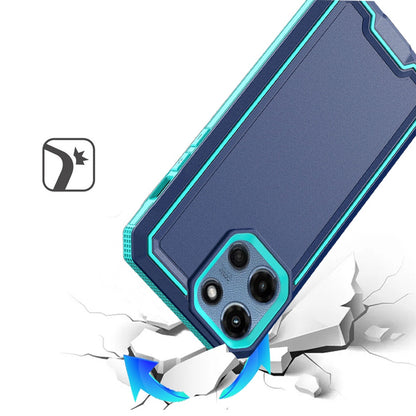 For Motorola Moto G Play 5G 2026 Tough Modern Fused Hybrid Armor Hard PC TPU Rubber Shockproof Drop Protection Impact Case Cover