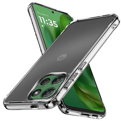 For Motorola Moto G Power 5G 2027 Shockproof Slim Crystal Clear Transparent Hybrid Cover with Enhanced Drop Protection Case Cover Transparent