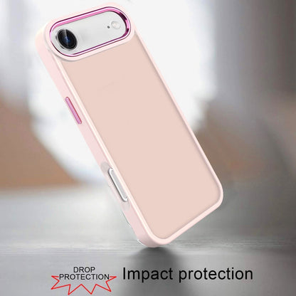 For Apple iPhone 17 Air (6.6") Slim Fit Thin Hybrid,Frosted Matte Polished Acrylic Hard PC with TPU Rubber Frame Case Cover