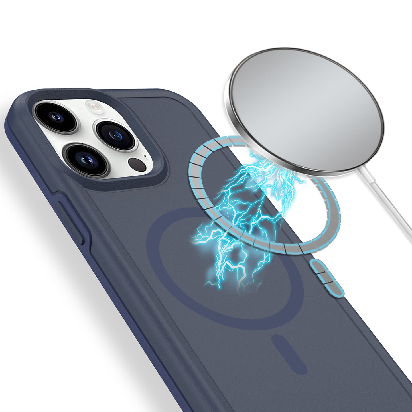 For Samsung Galaxy S25 Ultra Magnetic Circle, MagSafe Compatible, Guard Fused Heavy-Duty Hybrid Shockproof Slim Case Cover