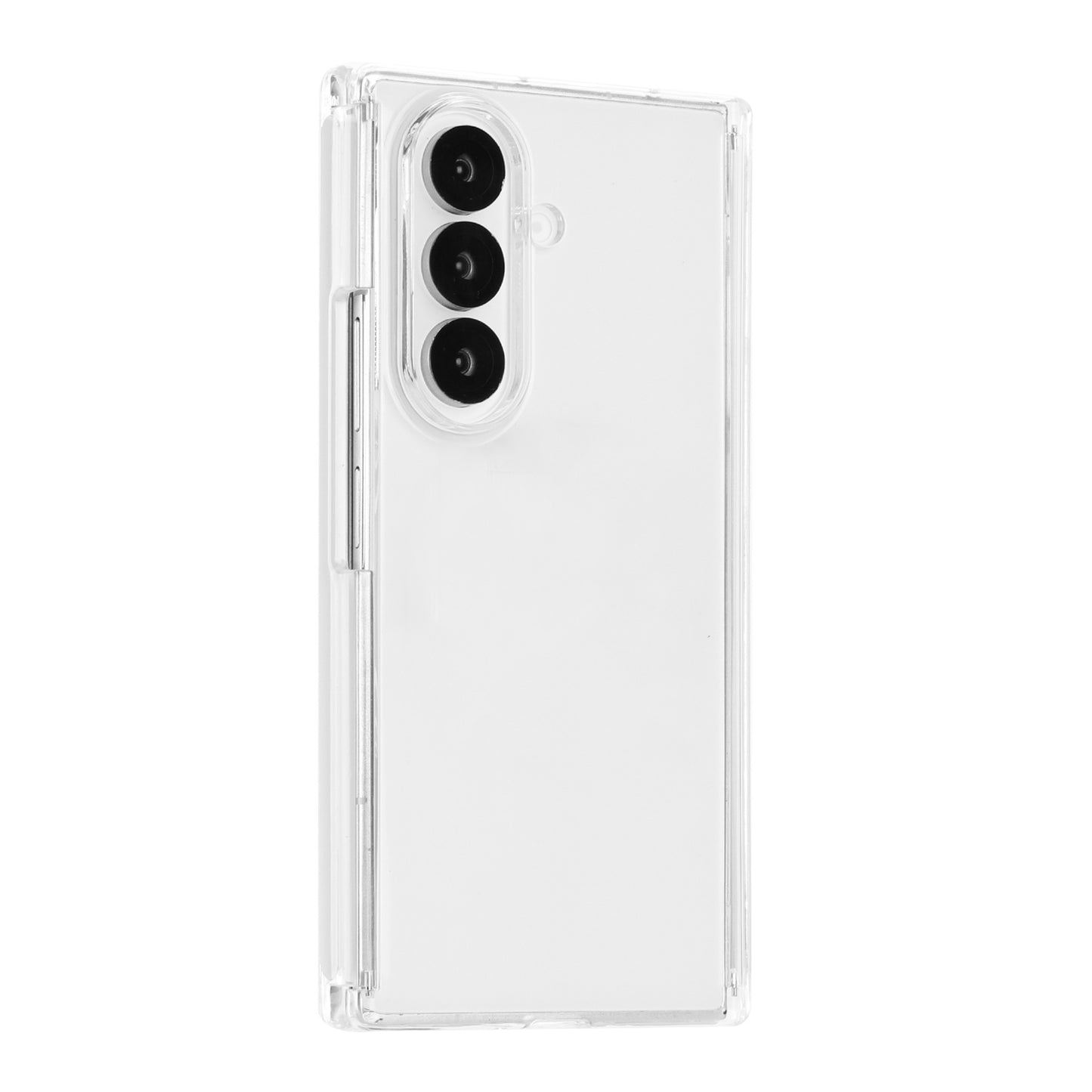 For Samsung Galaxy Z TriFold Pure Crystal Clear Hybrid Shockproof Armor Protection Durable Grip Design Transparent Impact Defense Case Cover Clear
