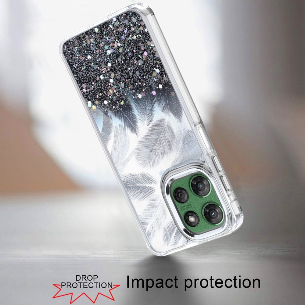 For Motorola Moto G Power 5G 2026 /2025 Fashion Epoxy Glitter Shimmer Design, Hybrid Shockproof TPU, Stylish Sparkle Slim TPU Protective Case Cover