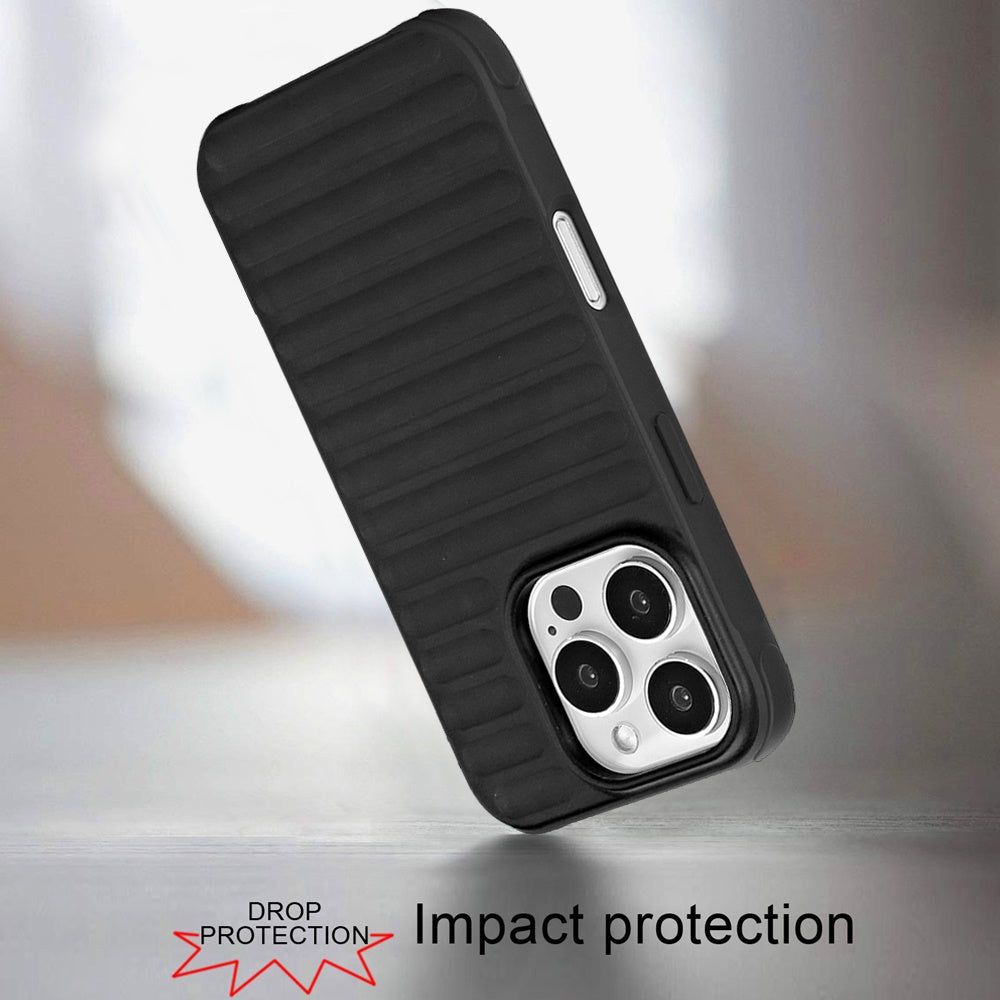 For Apple iPhone 16 Pro Max (6.9") Pattern Design Magnetic Chrome Hybrid Compatible with Magsafe Dual Layer Shockproof TPU Hard PC Back Case Cover