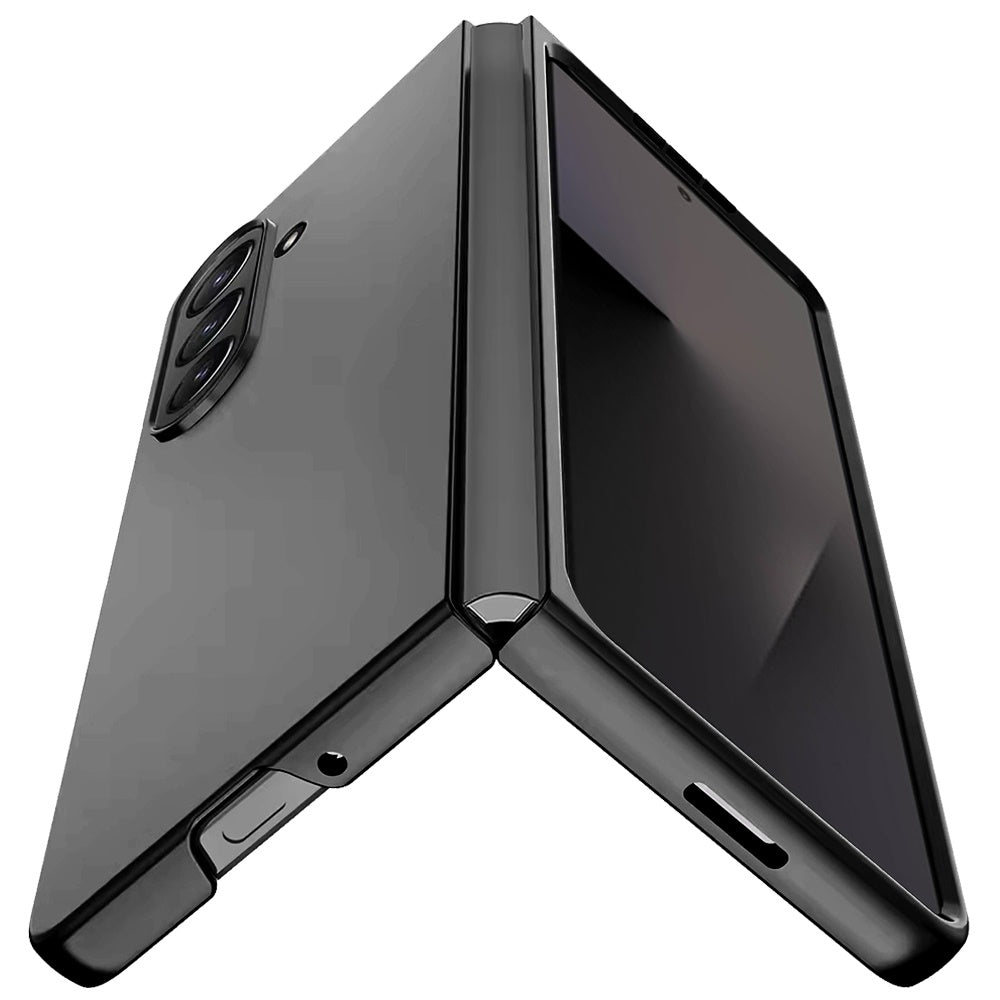 For Samsung Galaxy Z Fold 7 Snap-On Flip Premium Matte Finish Slim Lightweight Protective PC + Rubber TPU Hard Shell Case Cover