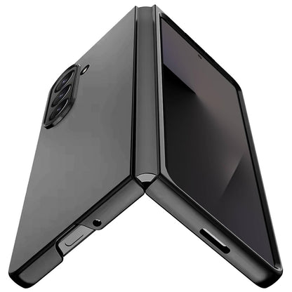 For Samsung Galaxy Z Fold 7 Snap-On Flip Premium Matte Finish Slim Lightweight Protective PC + Rubber TPU Hard Shell Case Cover