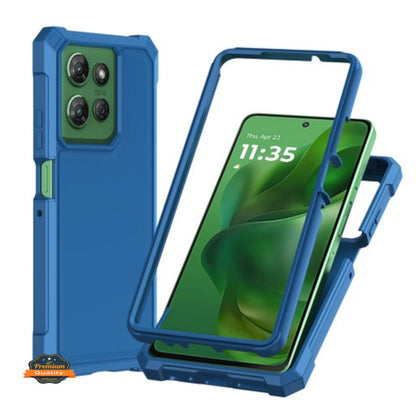 For Motorola Moto G Stylus 5G 2025 Full-Body Dual Layer Hybrid Case Slim, Drop-Proof TPU Hard PC, Durable Corner Front Bumper Protector Case Cover