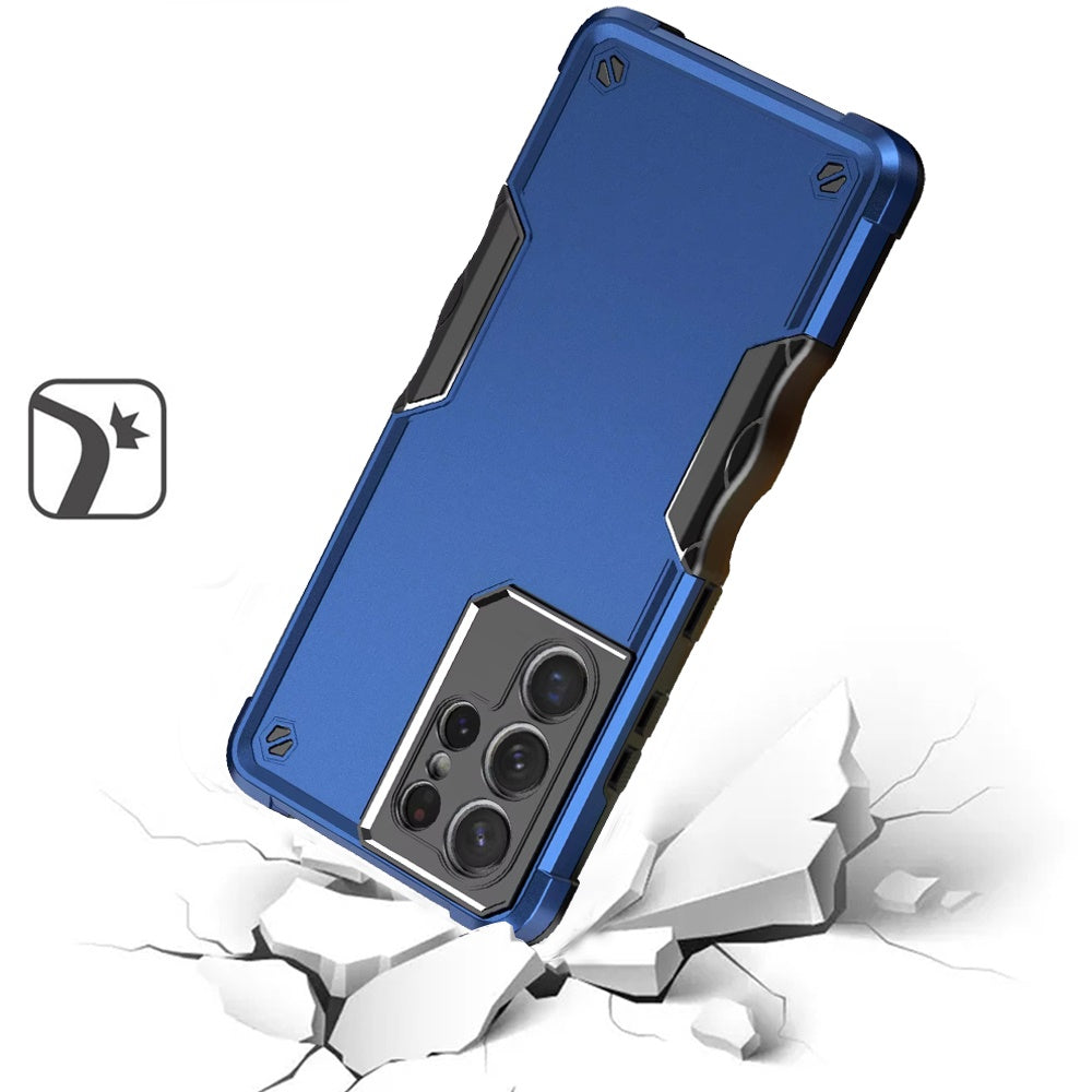 For Samsung Galaxy S21 Ultra Slim Tough Shockproof Hybrid Heavy Duty Dual Layer TPU Bumper Rugged Rubber Armor Case Cover