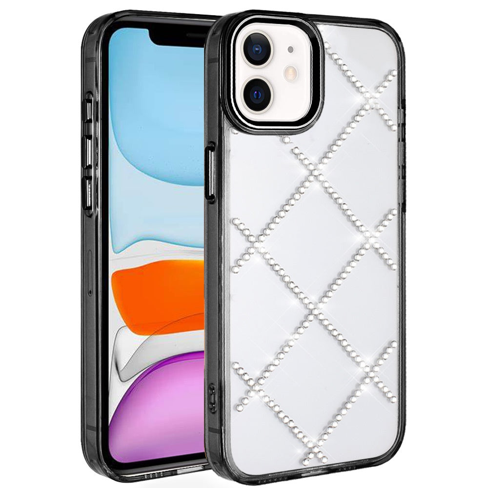 For Samsung Galaxy S26 Gem Glitter Diamond Bling Clear Hybrid TPU Cover, Colorful Shockproof Protective Back, Slim Fit for Women Girls Case Cover