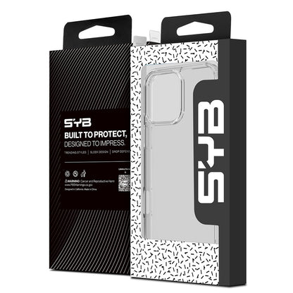 For Sturdy Case Gummy Rubber Hard Silicone TPU Slim Fit Cover for Apple iPhone 16 Pro - Highly Transparent Clear / Transparent Clear Case Cover Clear