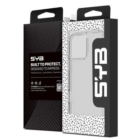 For Sturdy Case Gummy Rubber Hard Silicone TPU Slim Fit Cover for Apple iPhone 16 Pro - Highly Transparent Clear / Transparent Clear Case Cover Clear