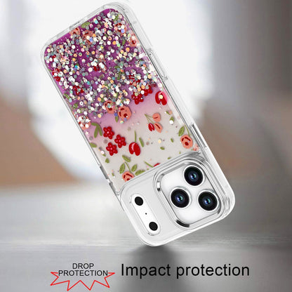 For Apple iPhone 17 Pro Max (6.9") Fashion Beautiful Epoxy Design Hybrid Fashion Stylish TPU Protective, Shockproof Hybrid PC Case Cover