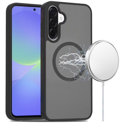 For Samsung Galaxy A37 MagSafe Compatible Case Hybrid Soft TPU Bumper Hard Translucent Matte Back Slim Shockproof Case Cover