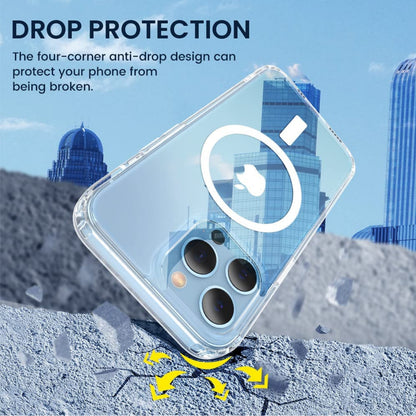 For Samsung Galaxy S26+ / S26 Plus Magnetic Clear, MagSafe Wireless Charger Compatible, Slim PC + TPU Hybrid Transparent Design Case Cover Clear
