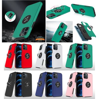 For Samsung Galaxy A57 Hybrid 360 Degree Rotatable Metal Invisible Ring Stand Holder Slim Fit Magnetic Car Mount Shockproof Case Cover
