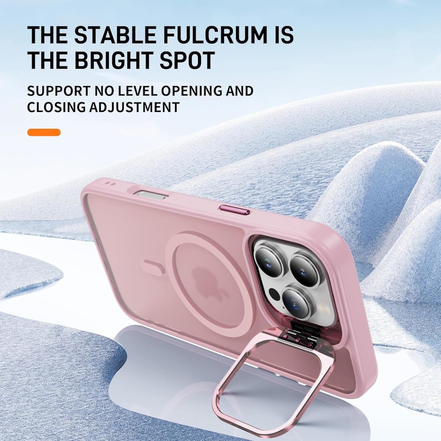 For Apple iPhone 17 AIR Clear Back Hybrid with MagSafe Compatible Metal Camera Stand Colorful Bumper Frame Shockproof Case Cover