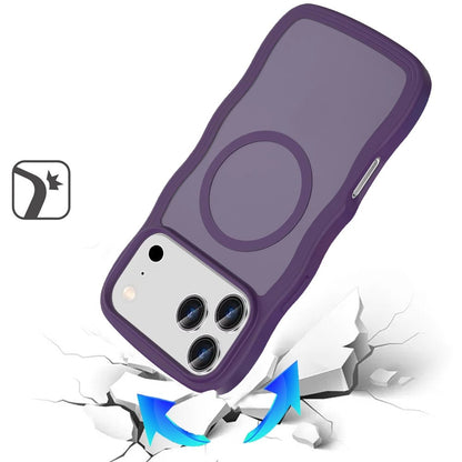 For Apple iPhone 17 Pro (6.3") Grip Hand Magnetic Hybrid Case Shockproof Protection Matte Skin Rubber TPU + PC Case Cover