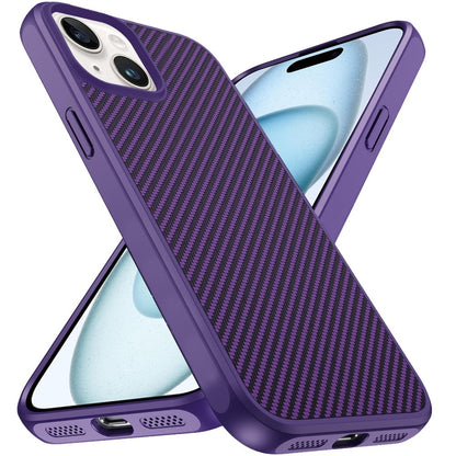 For Samsung Galaxy S26 Ultra Carbon Fiber Design with Magnetic HQ 2.0mm Thick Hybrid Shockproof Rubber Hard PC Case Cover