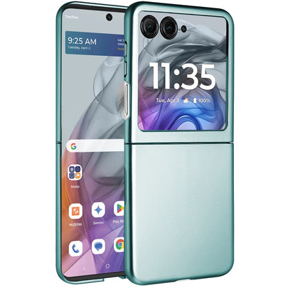 For Motorola Razr 2025 Premium Matte Finish Snap On Slim Flip Hybrid Shockproof Hard PC + Soft Rubber TPU Case Cover