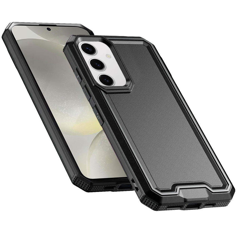 For Samsung Galaxy S25 /S24 Tough Modern Fused Hybrid Armor Hard PC TPU Rubber Shockproof Drop Protection Impact Case Cover