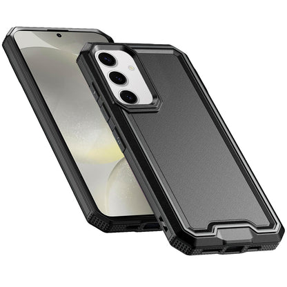 For Samsung Galaxy S25 /S24 Tough Modern Fused Hybrid Armor Hard PC TPU Rubber Shockproof Drop Protection Impact Case Cover