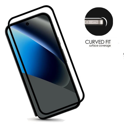 Screen Protector for Google Pixel 10A Tempered Glass Screen Protector HD Clear Black Edge 9H Hardness Bubble Free Fingerprint Easy to Install Black