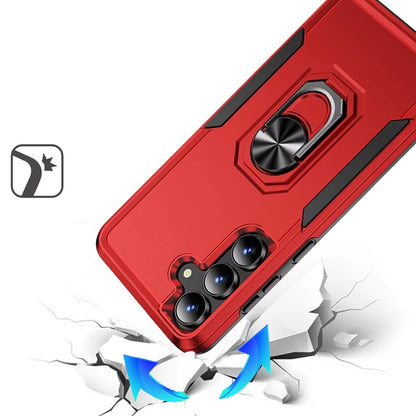 For Samsung Galaxy S26 Hybrid Tough Strong Dual Layer Hard PC TPU with Magnetic Ring Stand Heavy-Duty Armor Design Case Cover