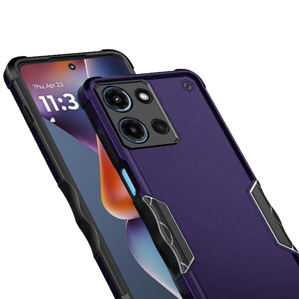 For Motorola Moto G 5G 2025 Slim Tough Shockproof Hybrid Heavy Duty 2in1 Dual Layer TPU Bumper Rugged Rubber Defend Armor Case Cover