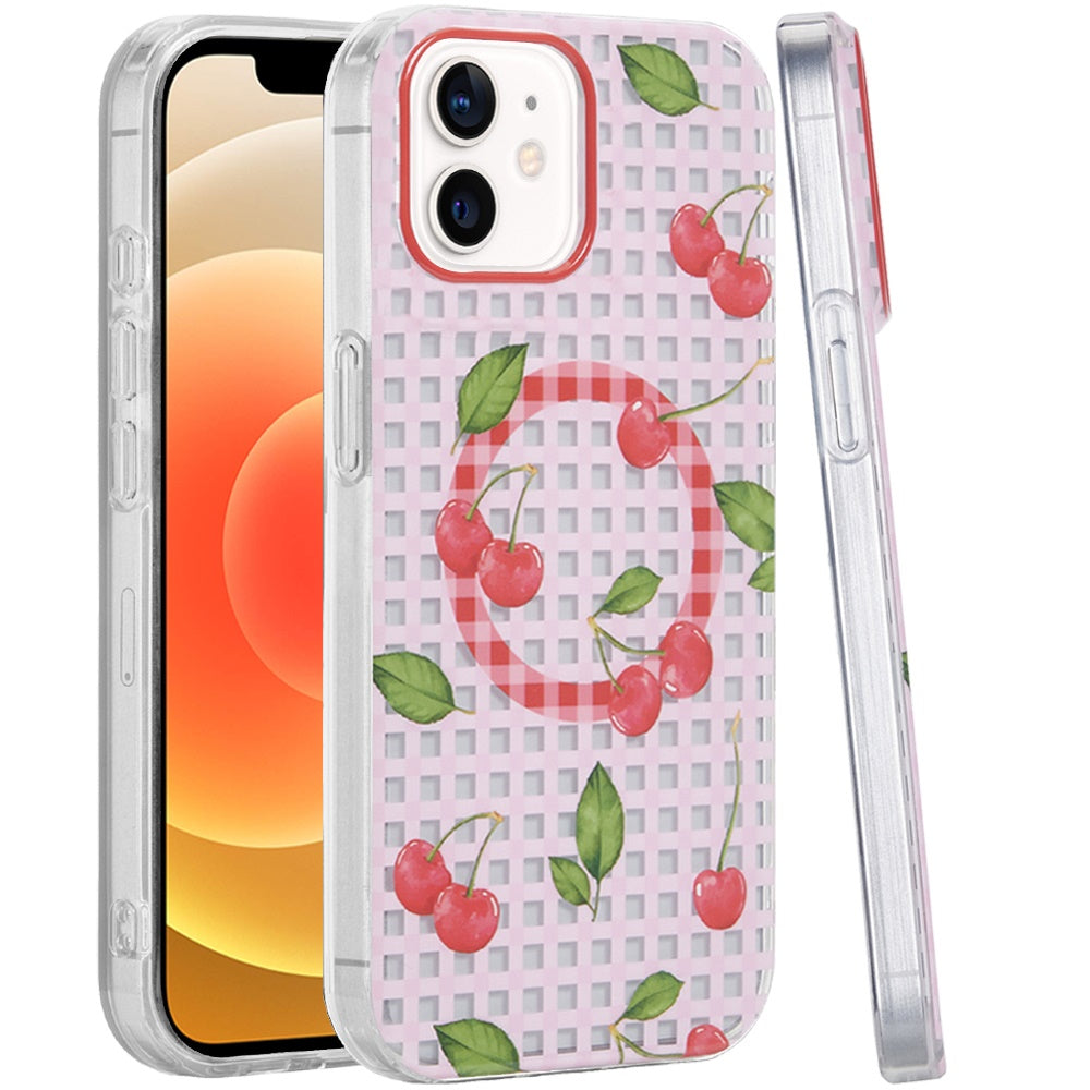 For Apple iPhone 12 /12 Pro Durable Fashion IMD Printed Design TPU Slim Shockproof Protective Case with Stylish Pattern Case Cover
